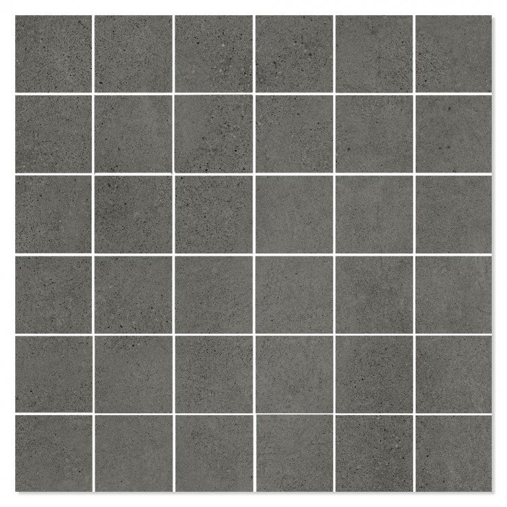 Mosaik Klinker Integra Sort Mat 30x30 (5x5) cm-0